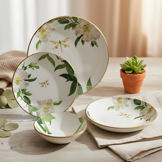 Dinnerware Set - 24 Pcs